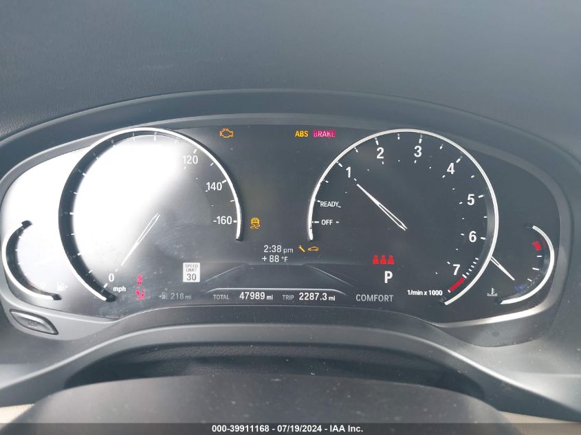 2021 BMW X3 Sdrive30I VIN: 5UXTY3C07M9H46533 Lot: 39911168