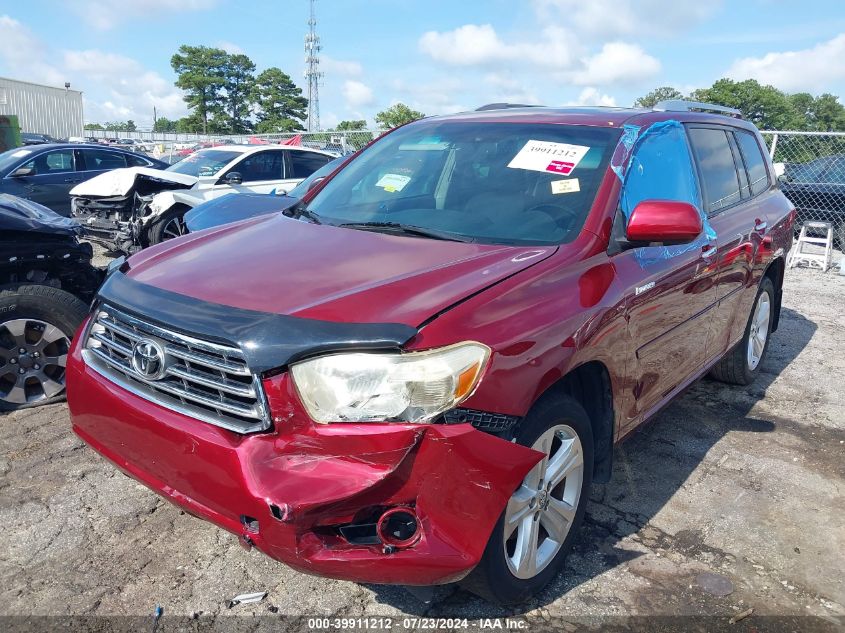 2008 Toyota Highlander Limited VIN: JTEDS42A882007671 Lot: 39911212