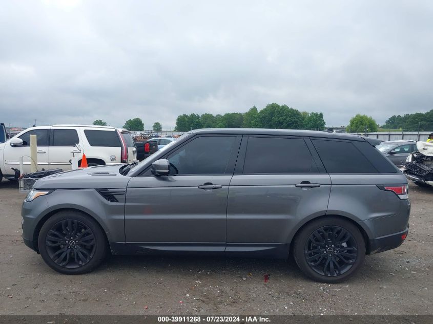 2016 Land Rover Range Rover Sport Se VIN: SALWG2PF8GA118449 Lot: 39911268