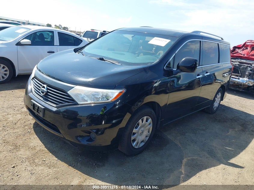 2014 Nissan Quest S VIN: JN8AE2KP1E9106458 Lot: 39911275