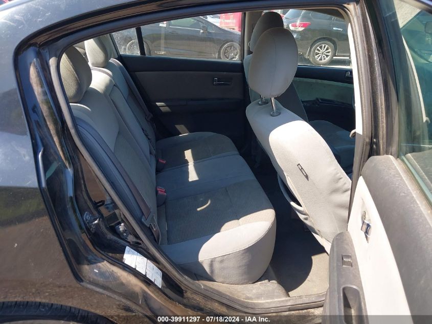 2010 Nissan Sentra 2.0S VIN: 3N1AB6AP8AL652465 Lot: 39911297