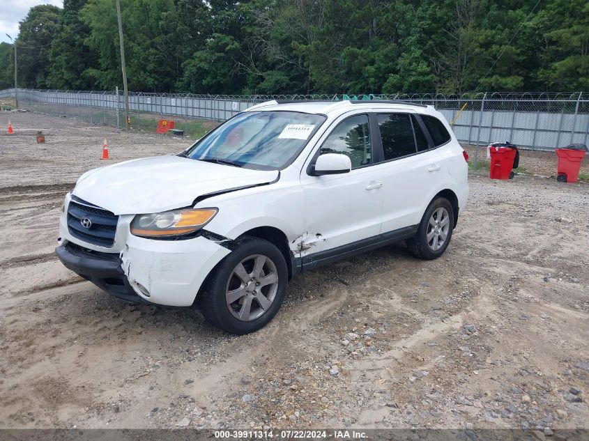 5NMSH13E98H154684 2008 Hyundai Santa Fe Limited/Se