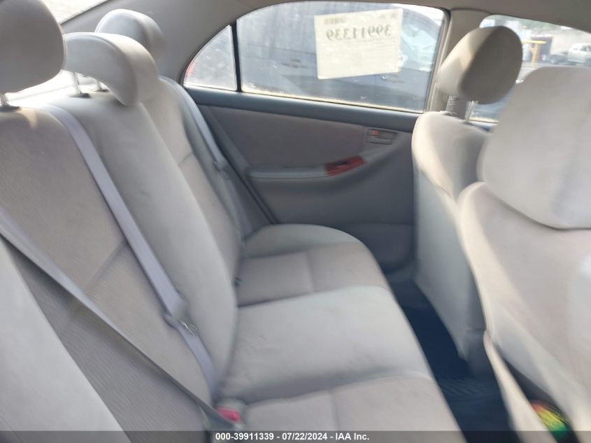 2008 Toyota Corolla Le VIN: 2T1BR32E08C891451 Lot: 39911339