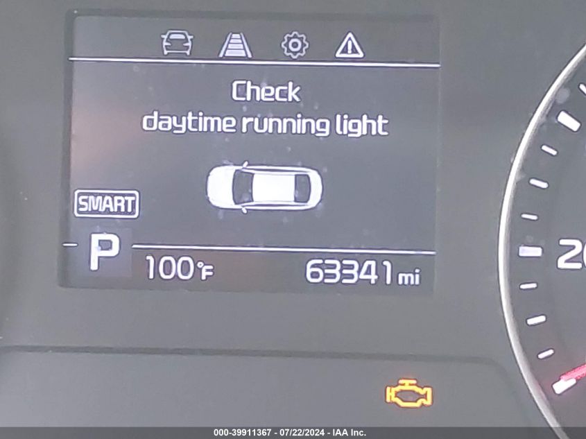 2020 Kia Forte Lxs VIN: 3KPF24AD8LE207101 Lot: 39911367