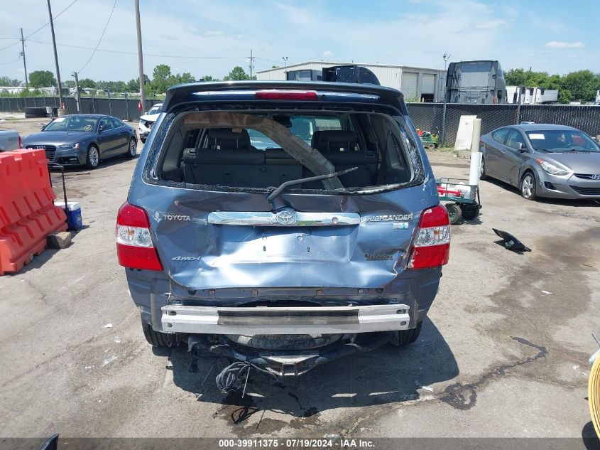 2006 Toyota Highlander Hybrid Limited V6 VIN: JTEEW21A960005001 Lot: 39911375