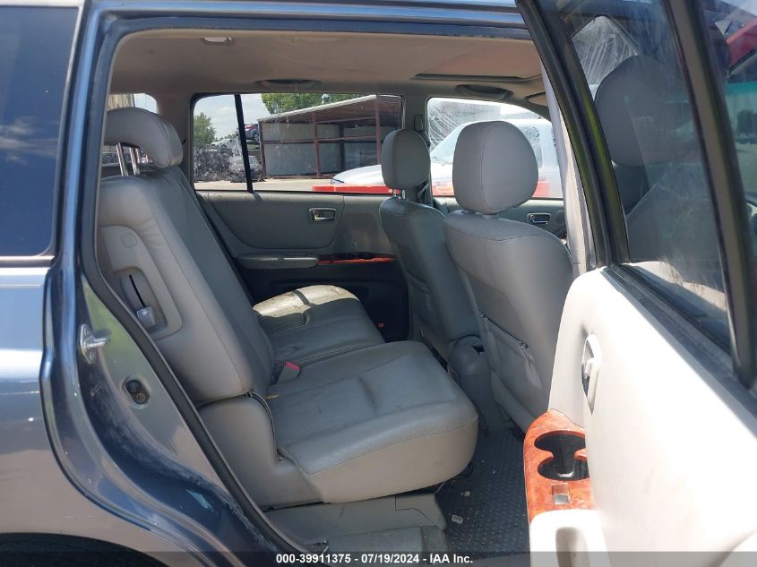 2006 Toyota Highlander Hybrid Limited V6 VIN: JTEEW21A960005001 Lot: 39911375