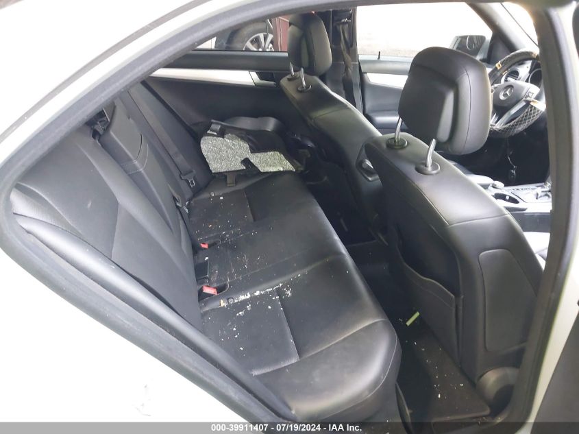 2012 Mercedes-Benz C 250 Luxury/Sport VIN: WDDGF4HB8CA622702 Lot: 39911407