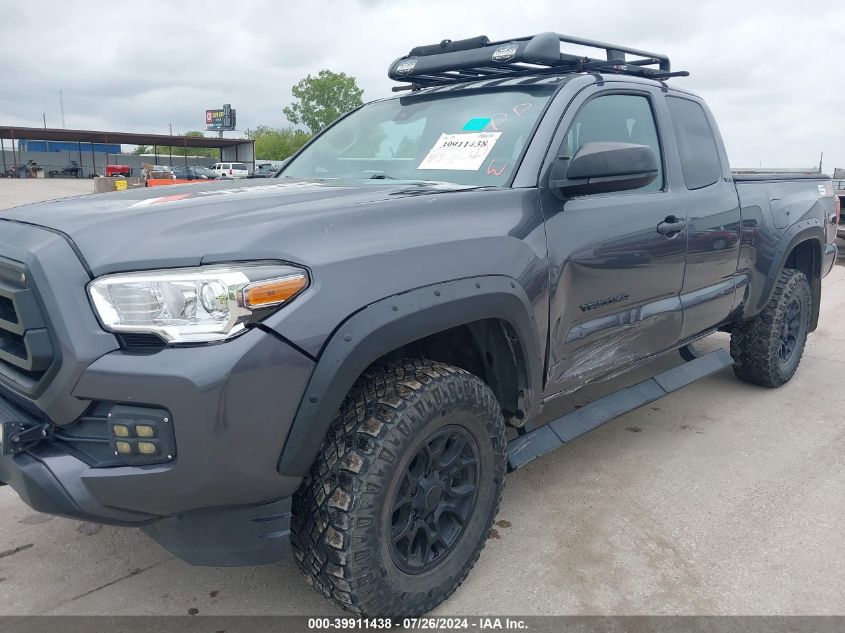2020 Toyota Tacoma Sr VIN: 3TYRX5GN3LT004230 Lot: 39911438