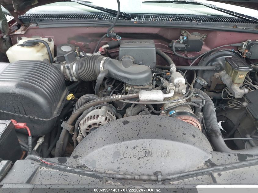 1997 GMC Suburban 1500 Sl VIN: 1GKEC16R7VJ726033 Lot: 39911451