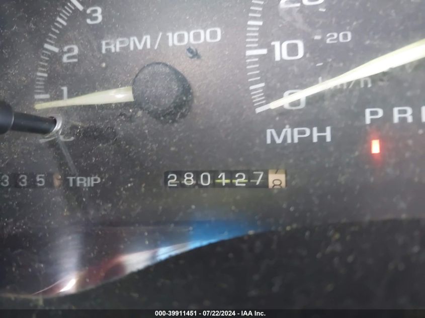 1997 GMC Suburban 1500 Sl VIN: 1GKEC16R7VJ726033 Lot: 39911451