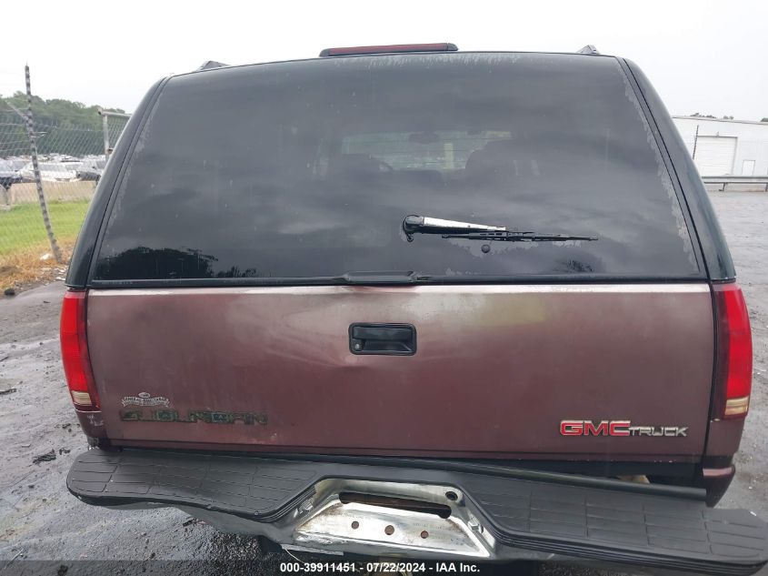 1997 GMC Suburban 1500 Sl VIN: 1GKEC16R7VJ726033 Lot: 39911451