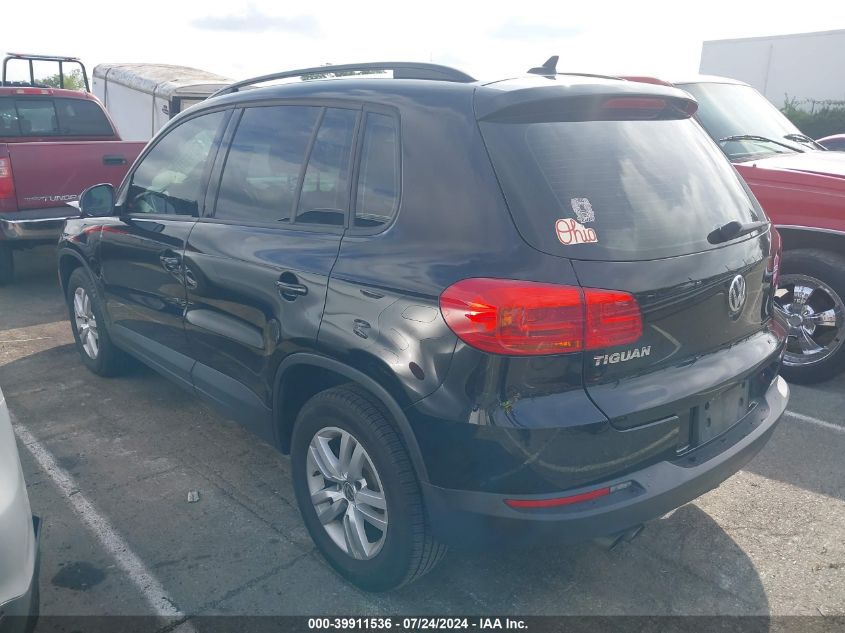 2017 VOLKSWAGEN TIGUAN 2.0T/2.0T S - WVGAV7AX4HK037767