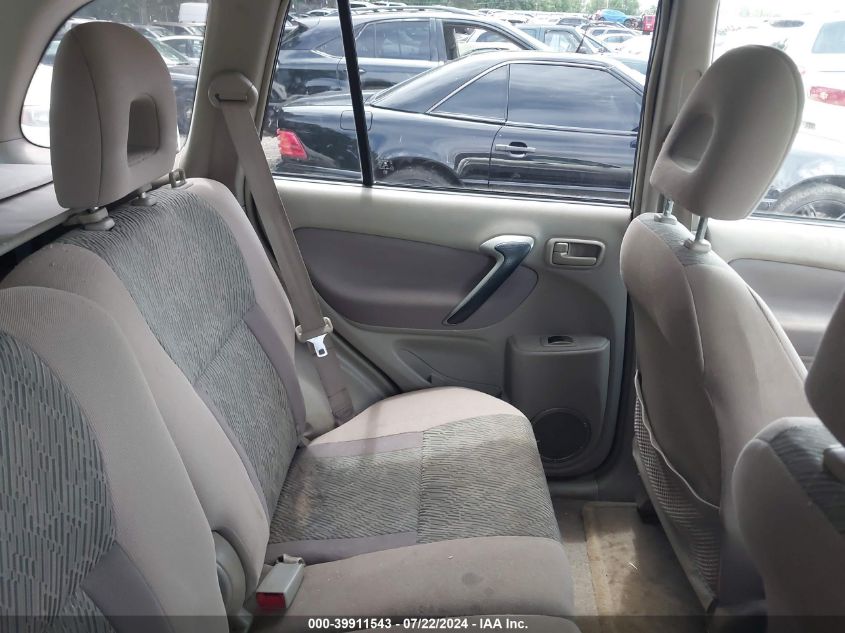 2003 Toyota Rav4 VIN: JTEGH20V430104988 Lot: 39911543