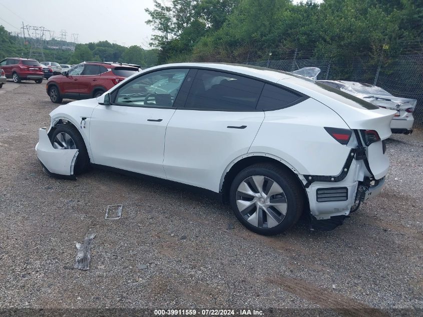 2024 Tesla Model Y Long Range Dual Motor All-Wheel Drive VIN: 7SAYGDEE3RA280098 Lot: 39911559