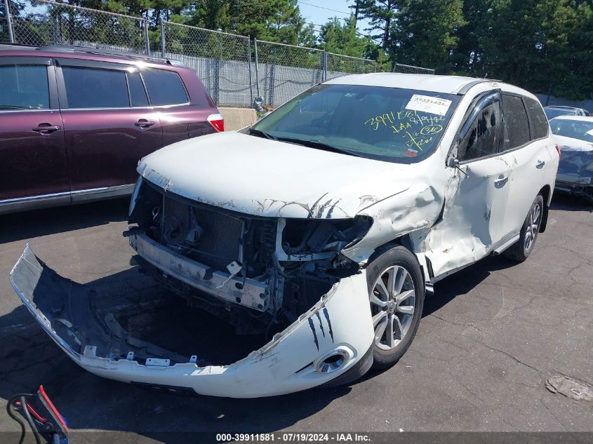 VIN 5N1AR2MN1DC617550 2013 Nissan Pathfinder, S no.2