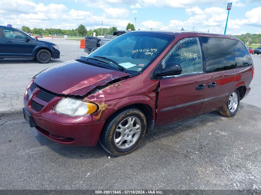 2003 Dodge Caravan Se VIN: 1D4GP25383B184270 Lot: 39911645