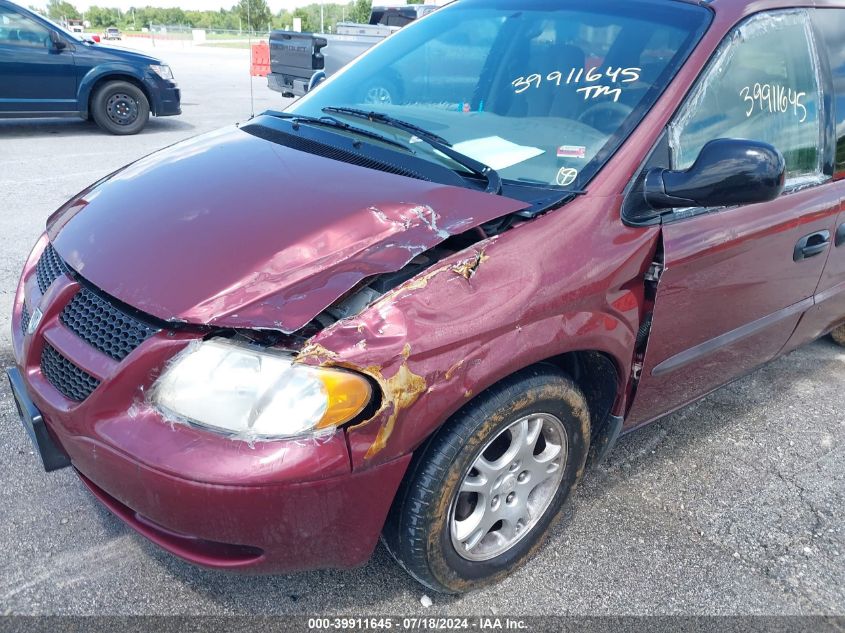 2003 Dodge Caravan Se VIN: 1D4GP25383B184270 Lot: 39911645