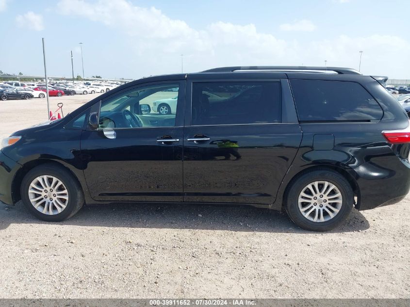 2016 Toyota Sienna Xle 8 Passenger VIN: 5TDYK3DC4GS762497 Lot: 39911652