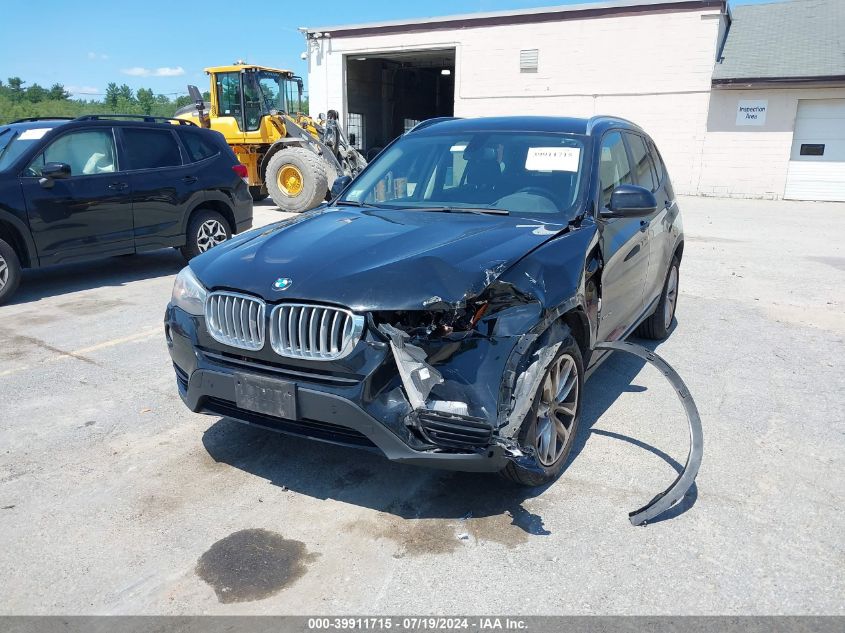 2015 BMW X3 xDrive28I VIN: 5UXWX9C59F0D47144 Lot: 39911715