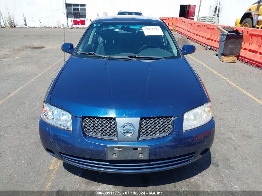 2006 Nissan Sentra 1.8S VIN: 3N1CB51D36L558901 Lot: 39911772