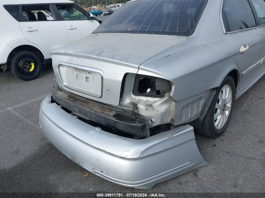 2004 Hyundai Sonata Gls/Lx VIN: KMHWF35H54A016781 Lot: 39911791