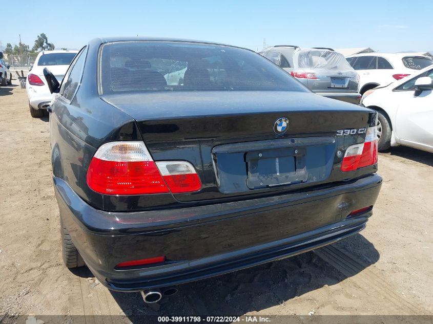 2002 BMW 330Ci VIN: WBABN53422PH01638 Lot: 39911798