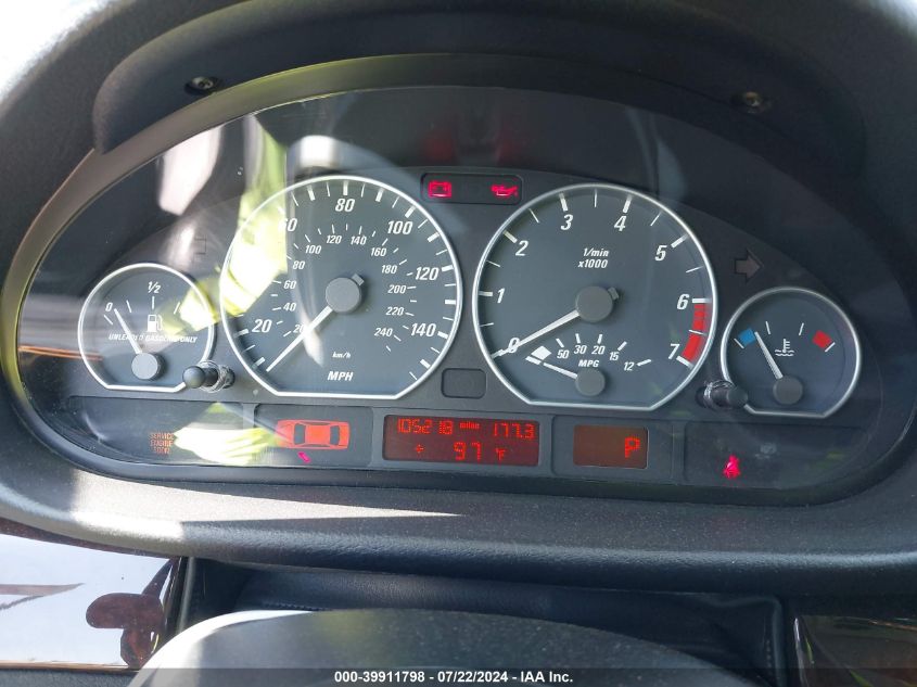 2002 BMW 330Ci VIN: WBABN53422PH01638 Lot: 39911798