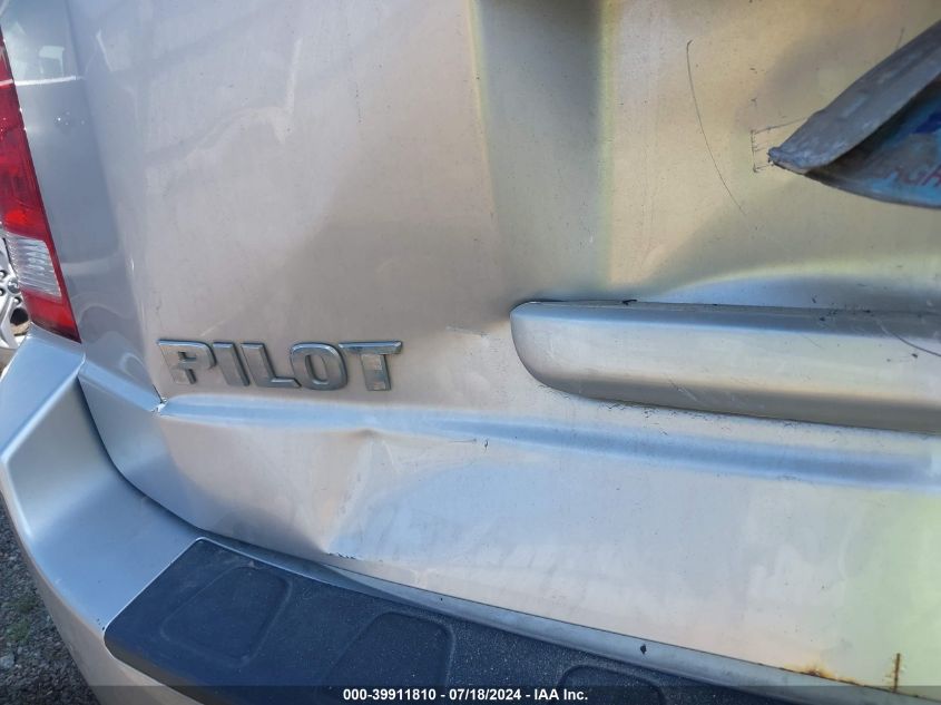 2011 Honda Pilot Ex VIN: 5FNYF3H42BB021513 Lot: 39911810