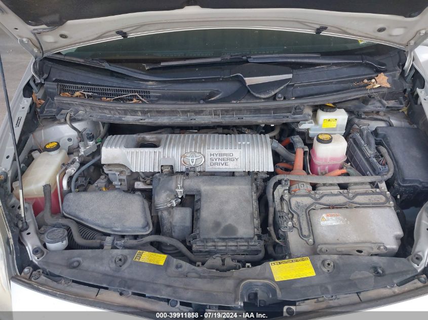 2010 Toyota Prius Iv VIN: JTDKN3DU6A0021087 Lot: 39911858