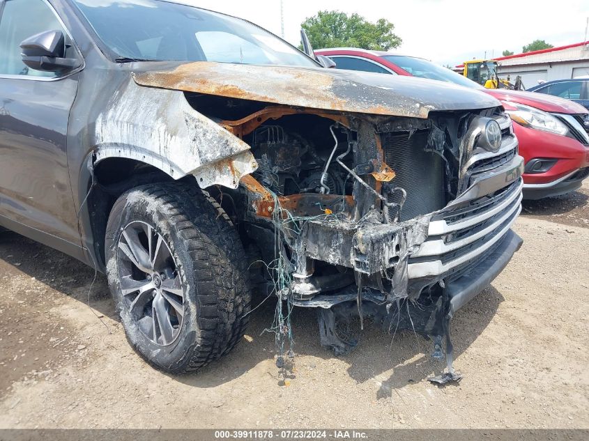 2019 Toyota Highlander Le VIN: 5TDZARFHXKS045114 Lot: 39911878