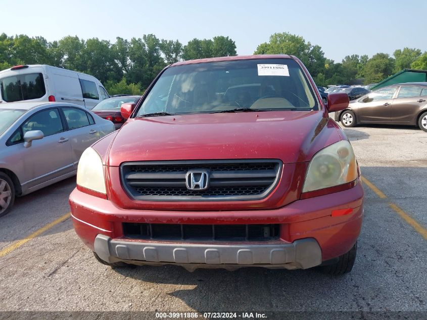 2004 Honda Pilot Exl VIN: 2HKYF18574H572117 Lot: 39911886