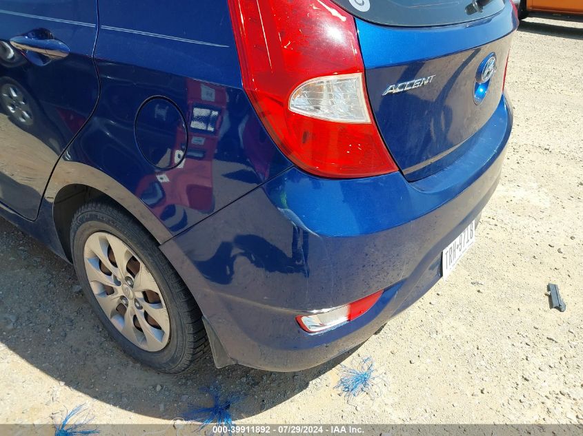 2015 Hyundai Accent Gs VIN: KMHCT5AE0FU220991 Lot: 39911892