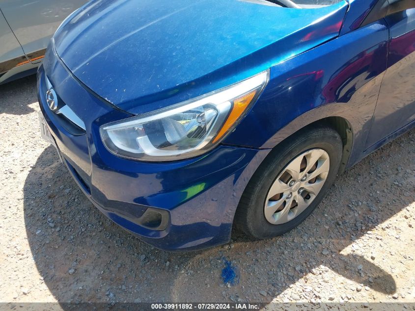 2015 Hyundai Accent Gs VIN: KMHCT5AE0FU220991 Lot: 39911892