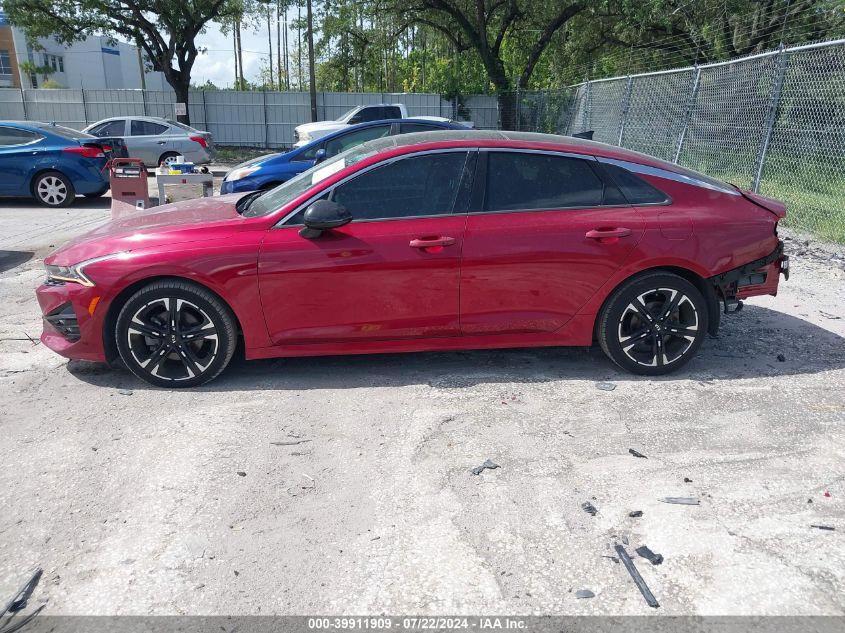 2021 Kia K5 Gt-Line VIN: 5XXG64J2XMG080092 Lot: 39911909