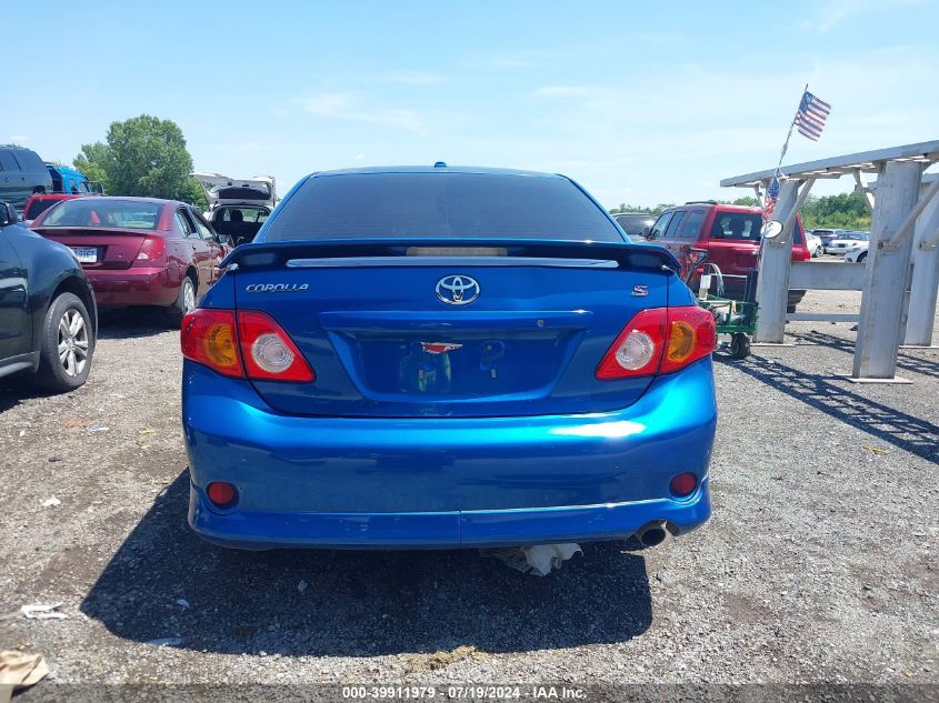 2009 Toyota Corolla S VIN: 1NXBU40EX9Z135343 Lot: 39911979