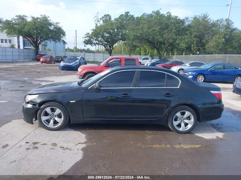 2008 BMW 528I VIN: WBANU53558CT02566 Lot: 39912024