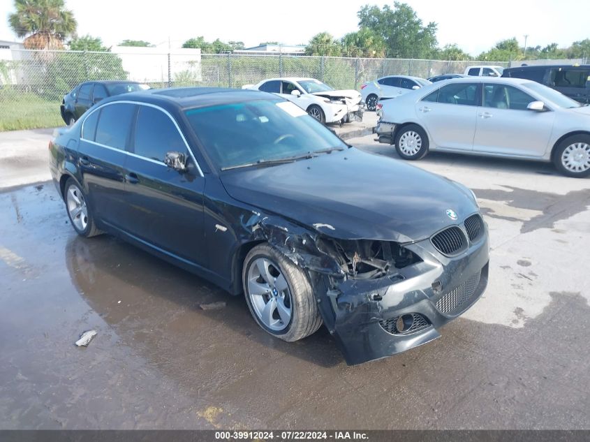 2008 BMW 528I VIN: WBANU53558CT02566 Lot: 39912024