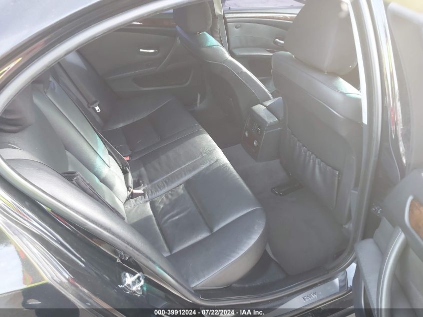 2008 BMW 528I VIN: WBANU53558CT02566 Lot: 39912024