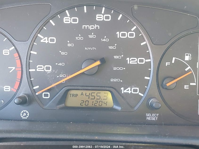 2002 Honda Odyssey Ex-L VIN: 5FNRL18912B009253 Lot: 39912063