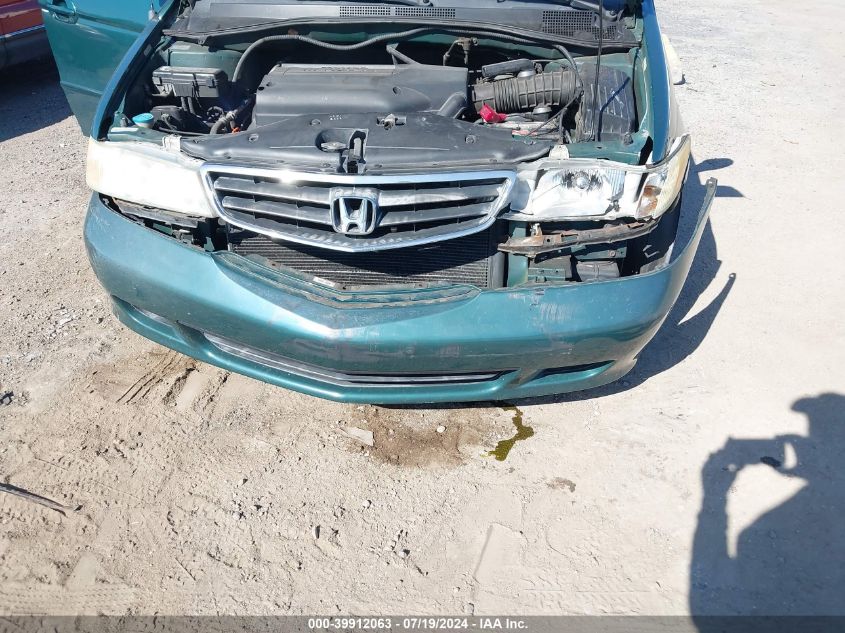 2002 Honda Odyssey Ex-L VIN: 5FNRL18912B009253 Lot: 39912063