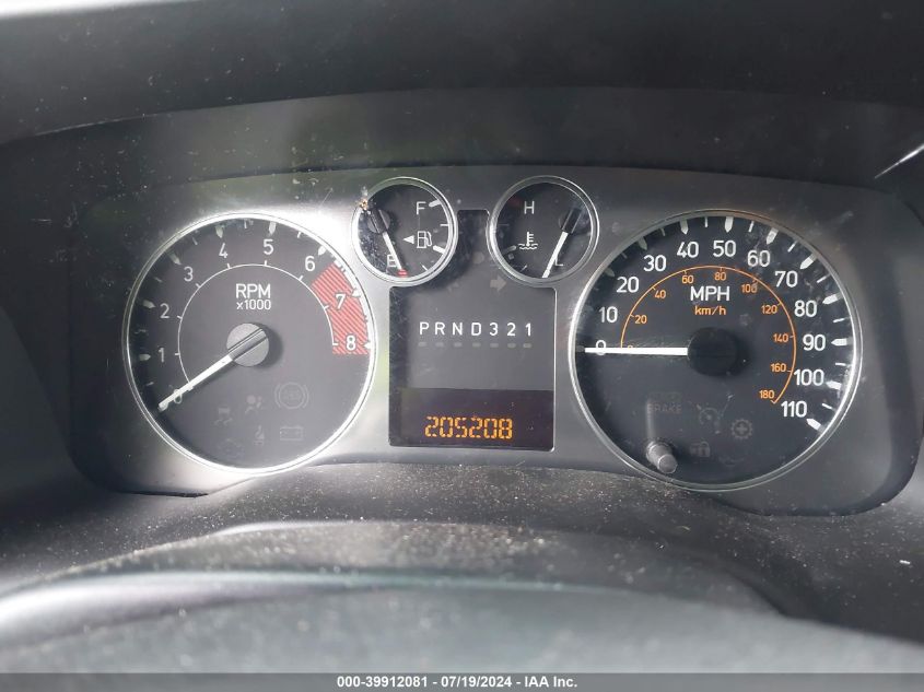 2007 Hummer H3 Suv VIN: 5GTDN13E178197619 Lot: 39912081