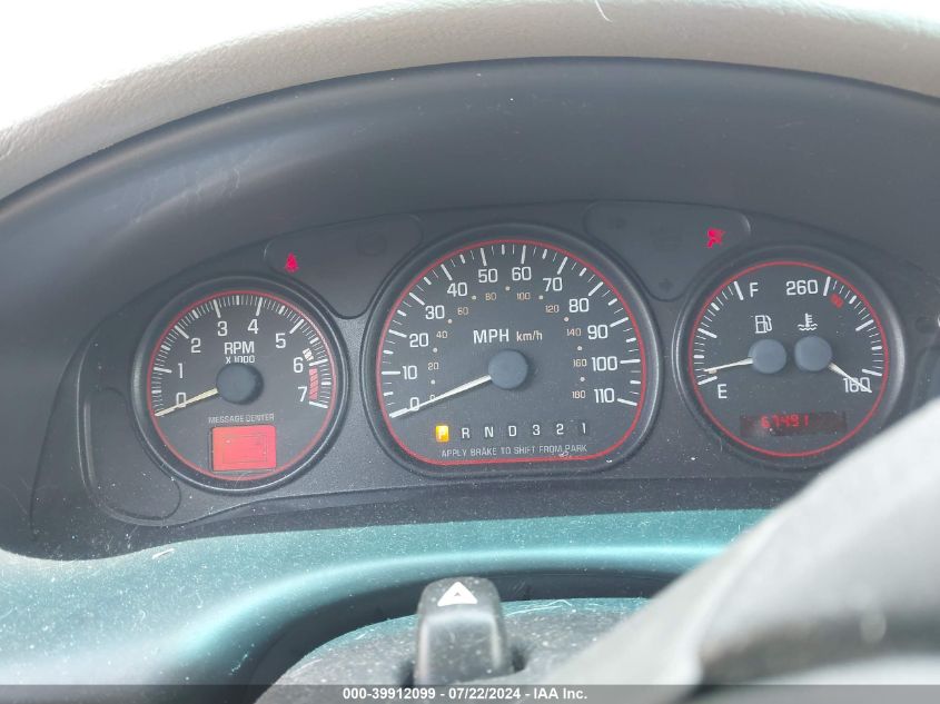 2000 Pontiac Montana M16 VIN: 1GMDX03E2YD290262 Lot: 39912099