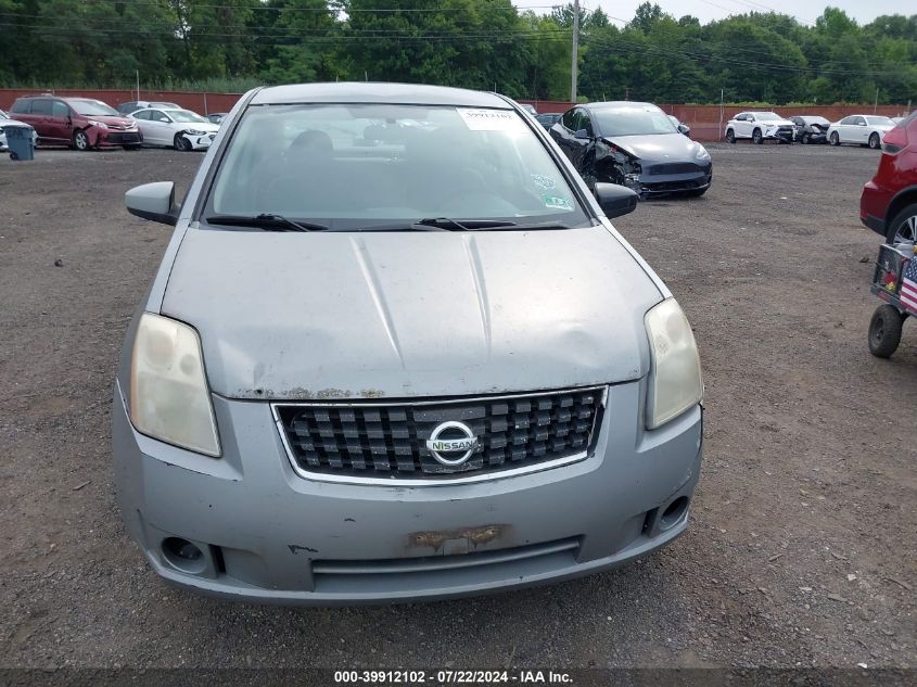 2008 Nissan Sentra 2.0 S VIN: 3N1AB61E98L631617 Lot: 39912102