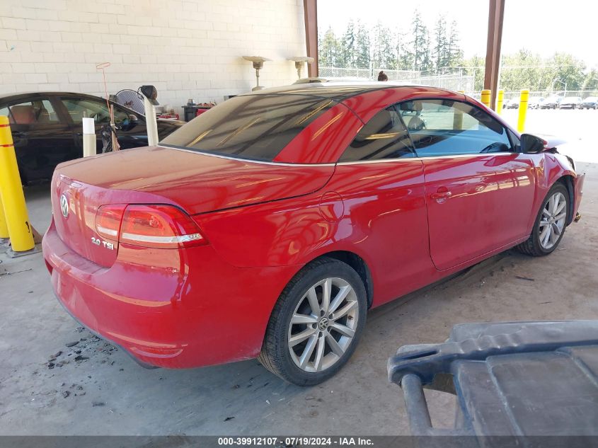 2012 Volkswagen Eos Komfort VIN: WVWBW7AH6CV016845 Lot: 39912107