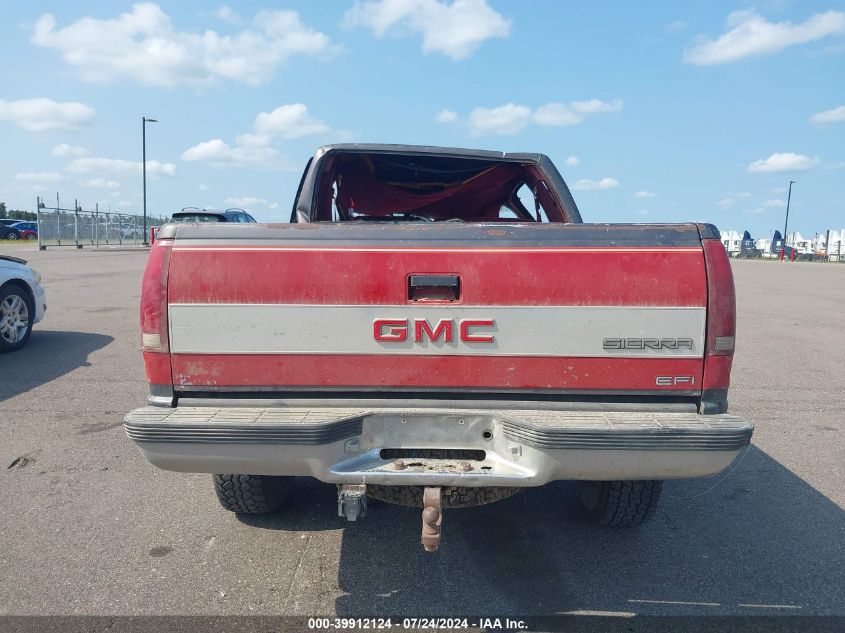 1991 GMC Sierra K1500 VIN: 2GTEK19KXM1532733 Lot: 39912124