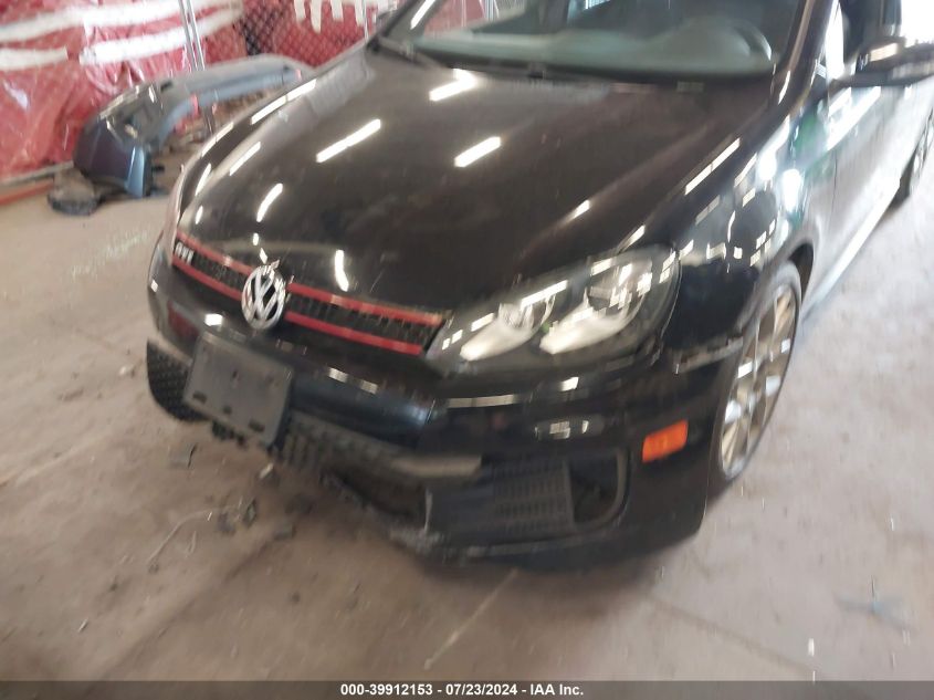 2013 Volkswagen Gti Drivers Edition VIN: WVWHD7AJ7DW139861 Lot: 39912153