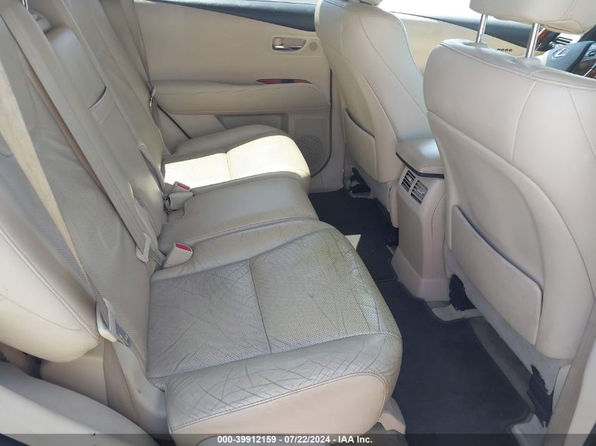 2010 Lexus Rx 450H VIN: JTJBC1BA1A2016268 Lot: 39912159