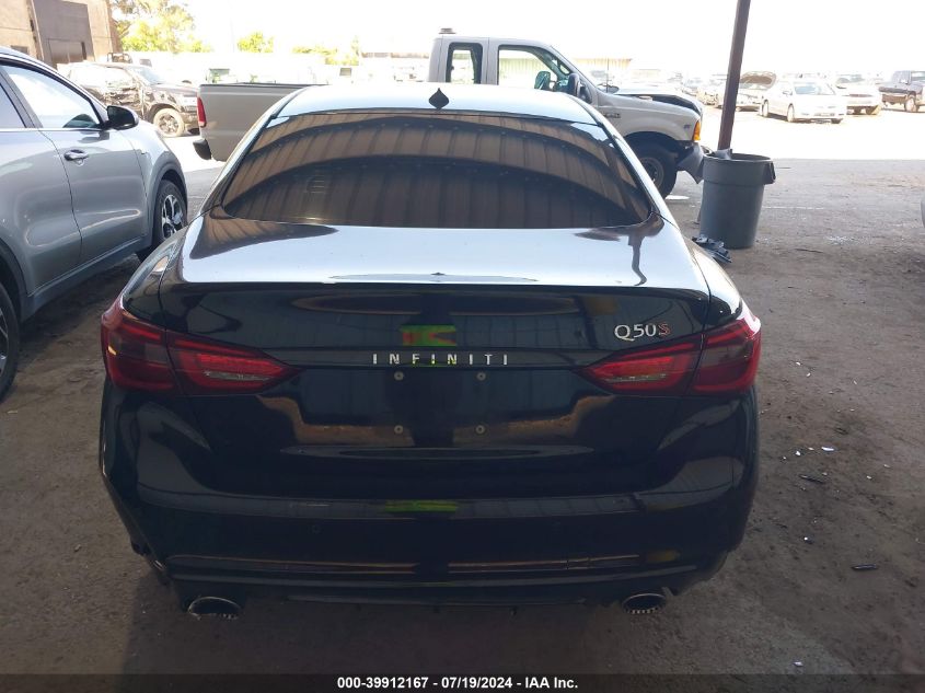 2018 INFINITI Q50 3.0T RED SPORT 400 - JN1FV7AP2JM460578