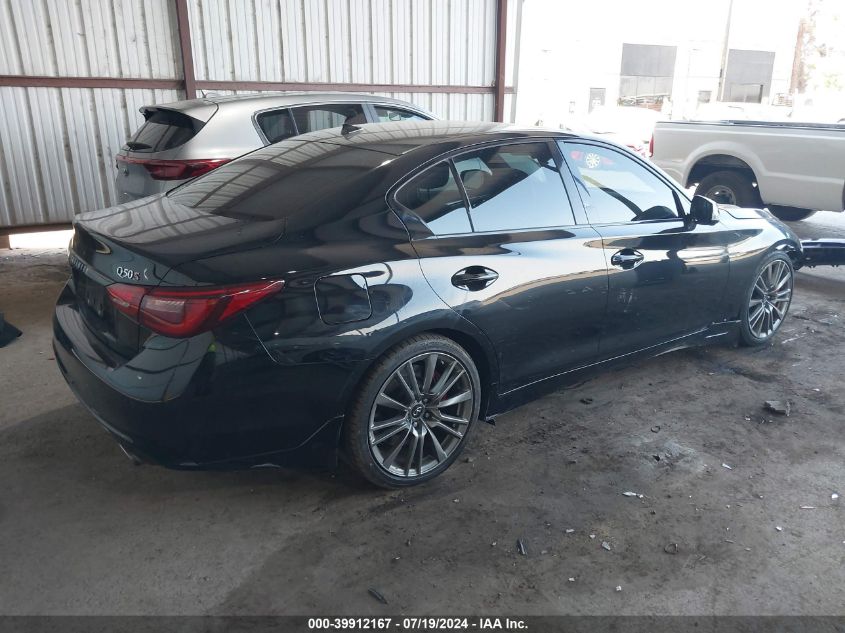 2018 Infiniti Q50 Red Sport 400 VIN: JN1FV7AP2JM460578 Lot: 39912167