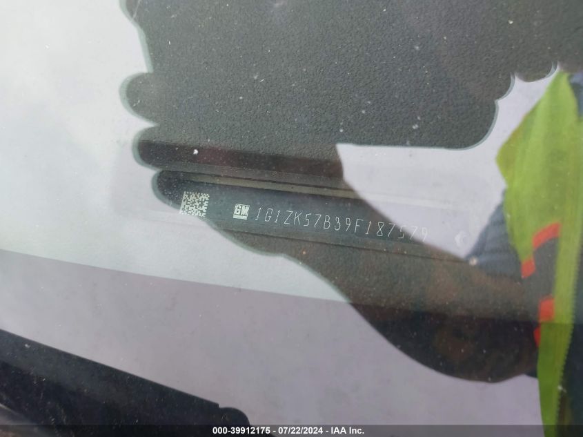 2009 Chevrolet Malibu Ltz VIN: 1G1ZK57B39F187579 Lot: 39912175